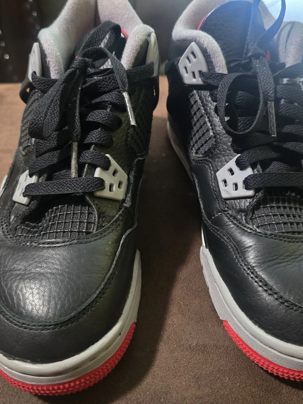 Jordan Kids Black, Gray & Red Retro Basketball Sneakers